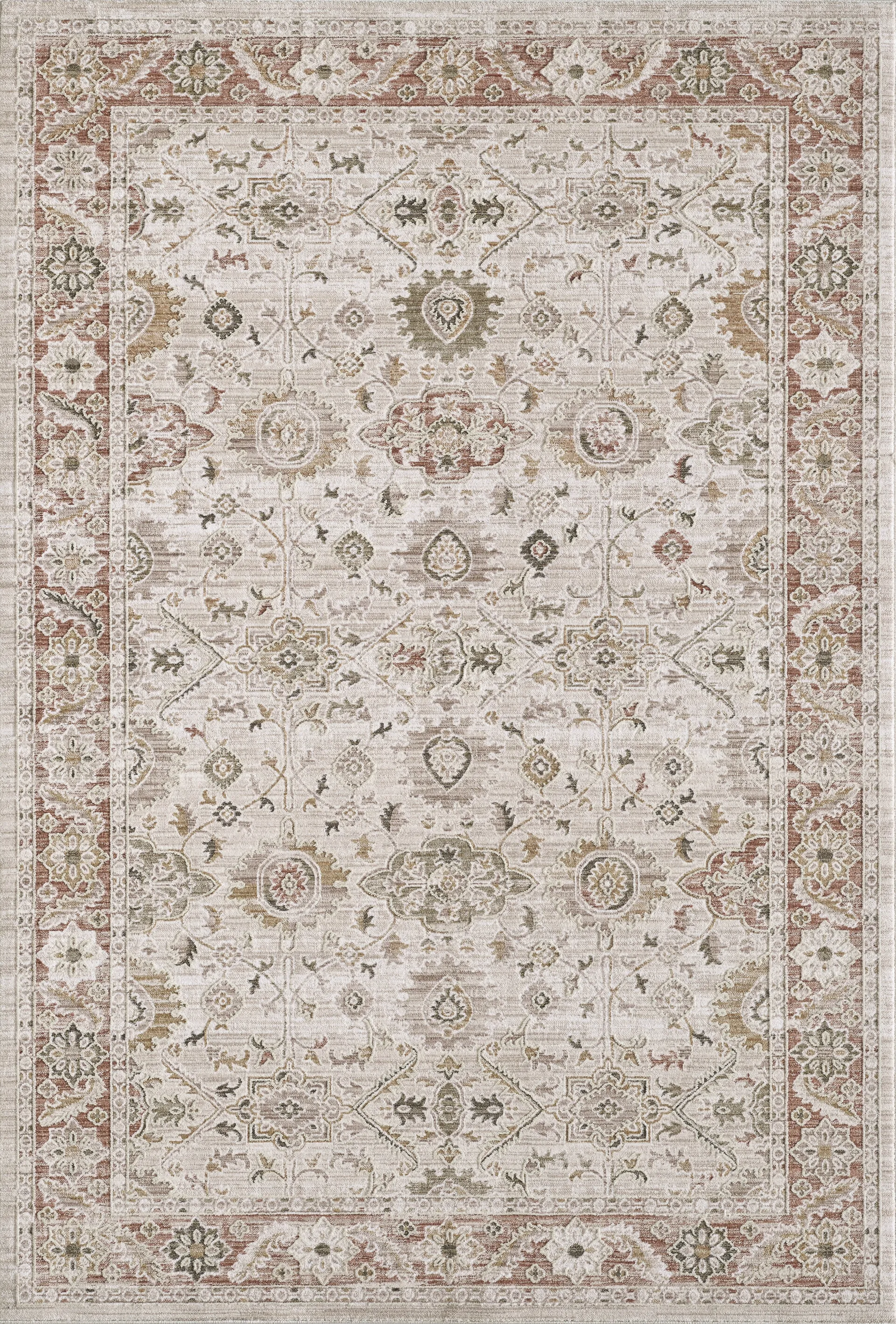 Moleah Red 5'3 x 7'10 Rug - Image 1