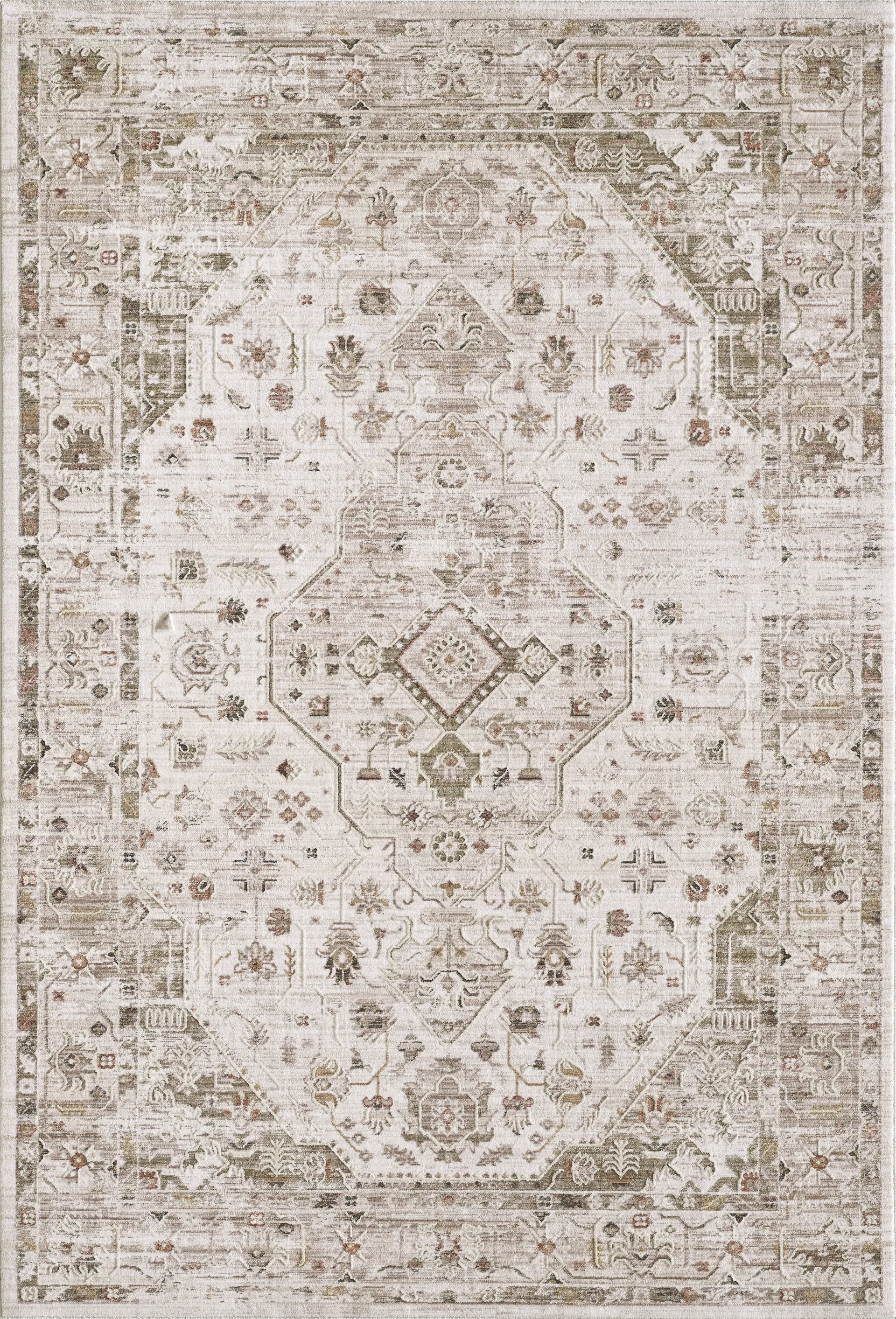 Maninola Ivory 5'3 x 7'10 Rug - Image 1
