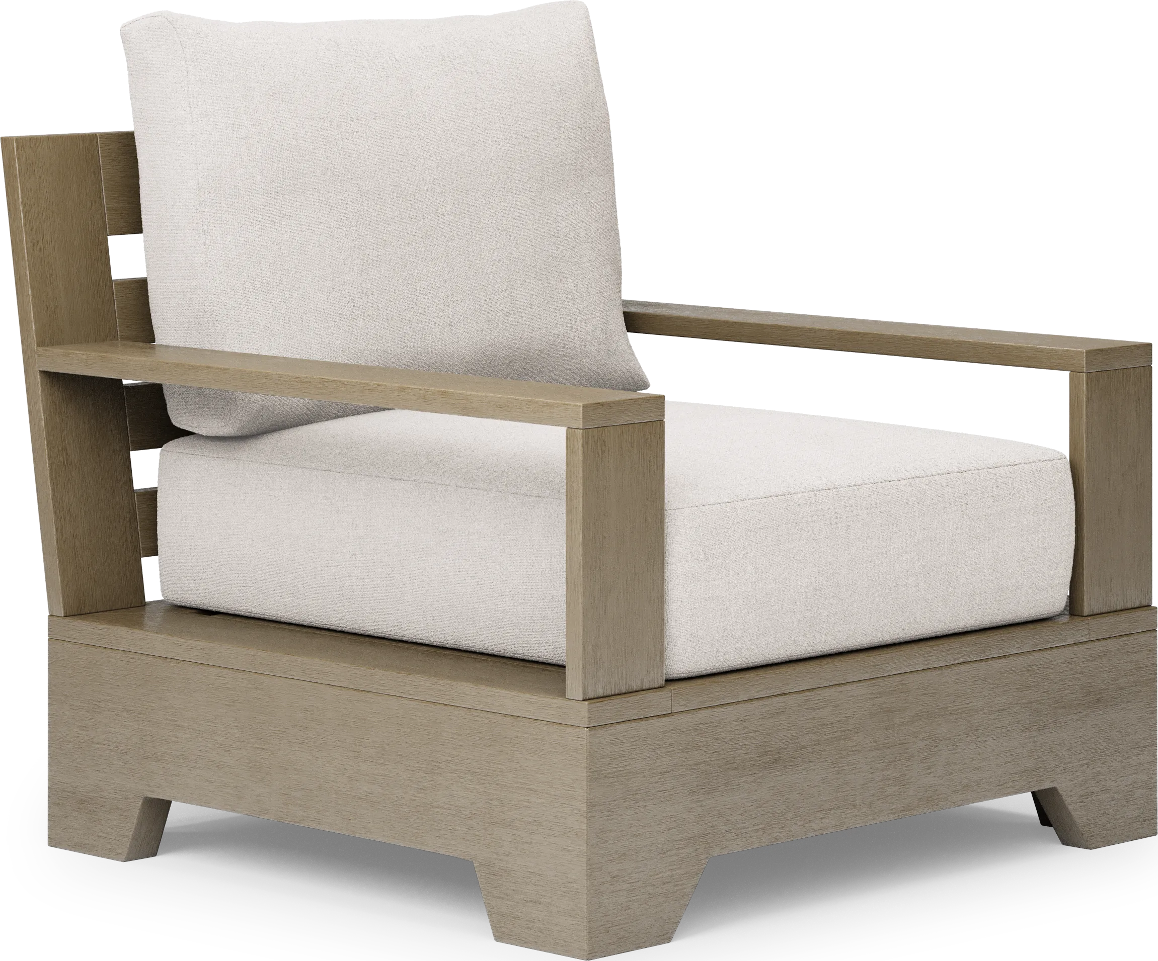 Lake Tahoe Gray 4 Pc Outdoor Sofa Seating Set with Seagull Cushions - Thumbnail - Image 4