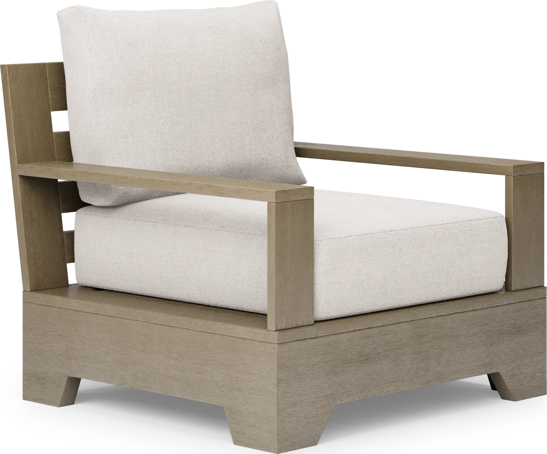 Cindy Crawford Home Lake Tahoe Gray Outdoor Club Chair with Seagull Cushions - Image 2