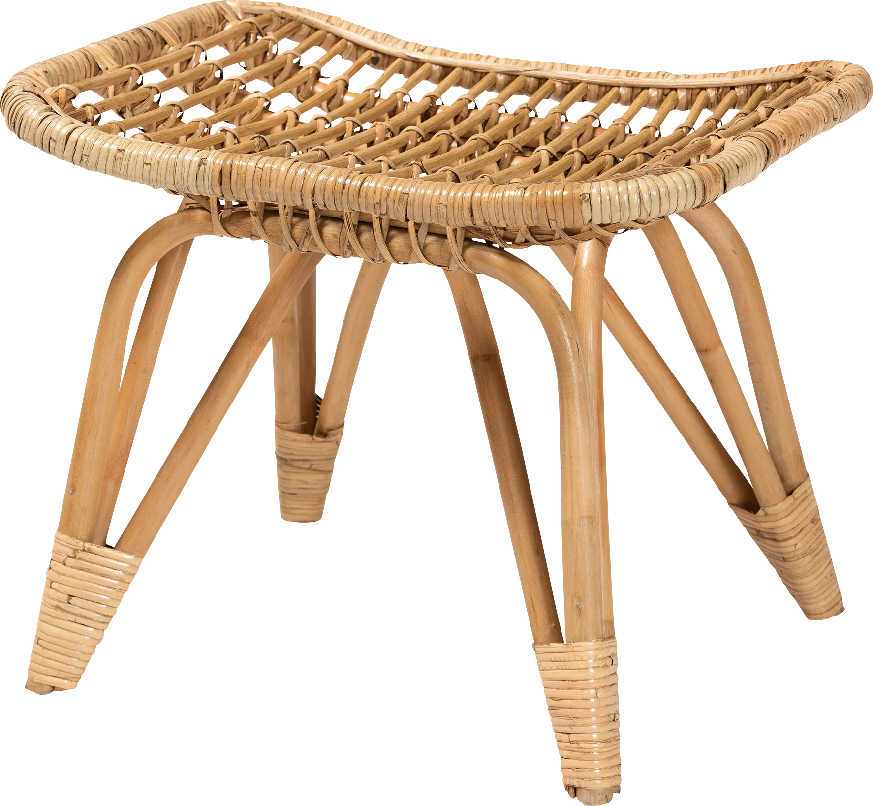 Cirwood Brown Ottoman - Image 1