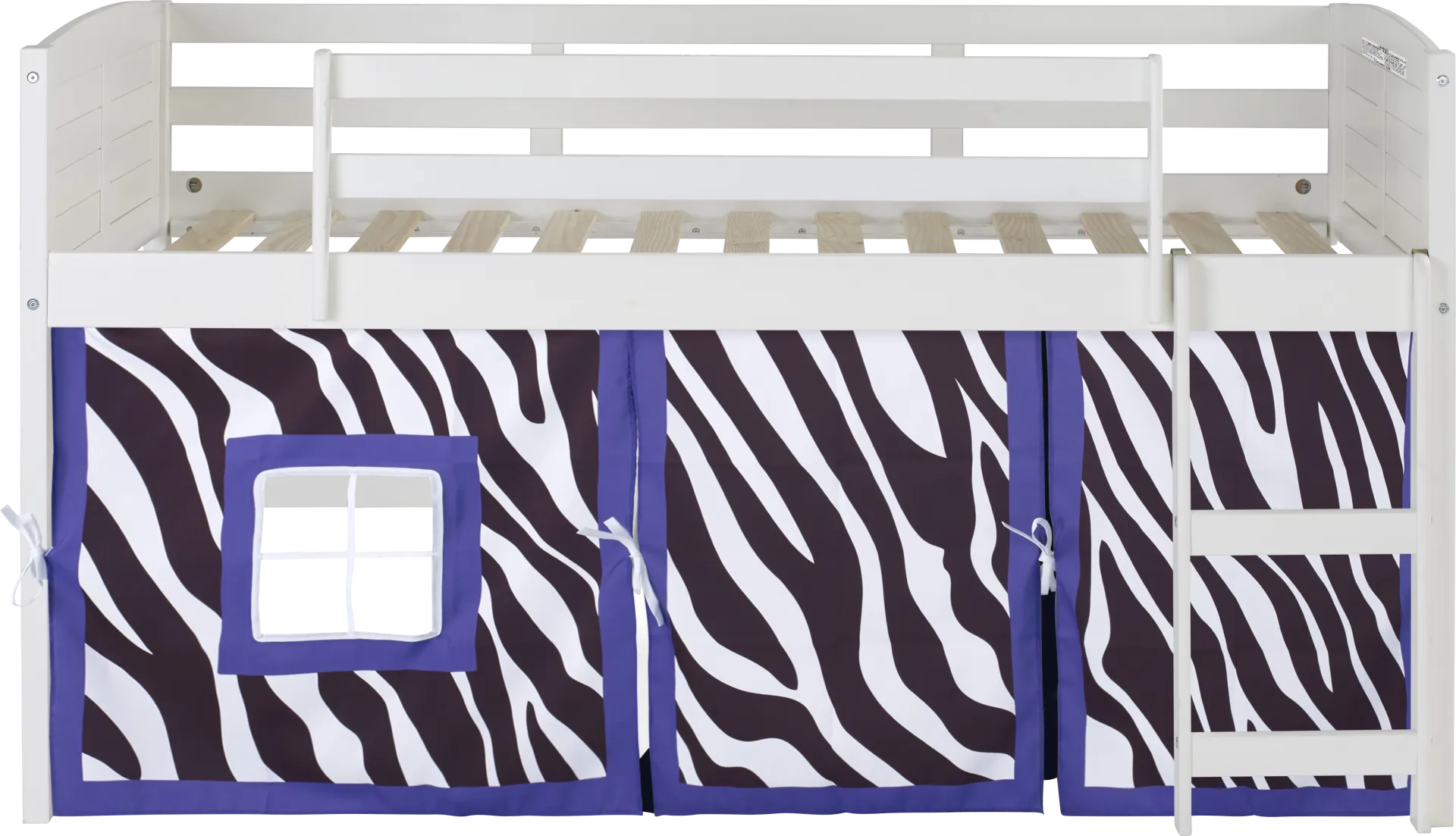 Kids Bulmer Purple Twin Loft Bed - Image 1