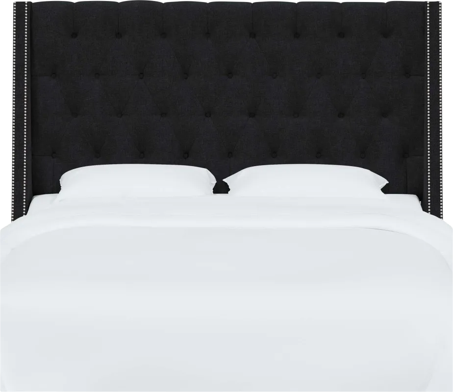 Aidyl Black Twin Headboard