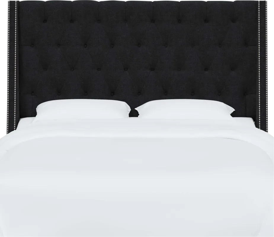 Aidyl Black Full Headboard