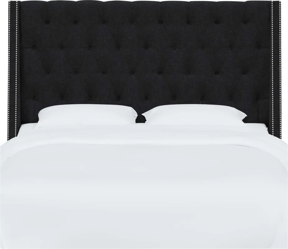 Aidyl Black King Headboard