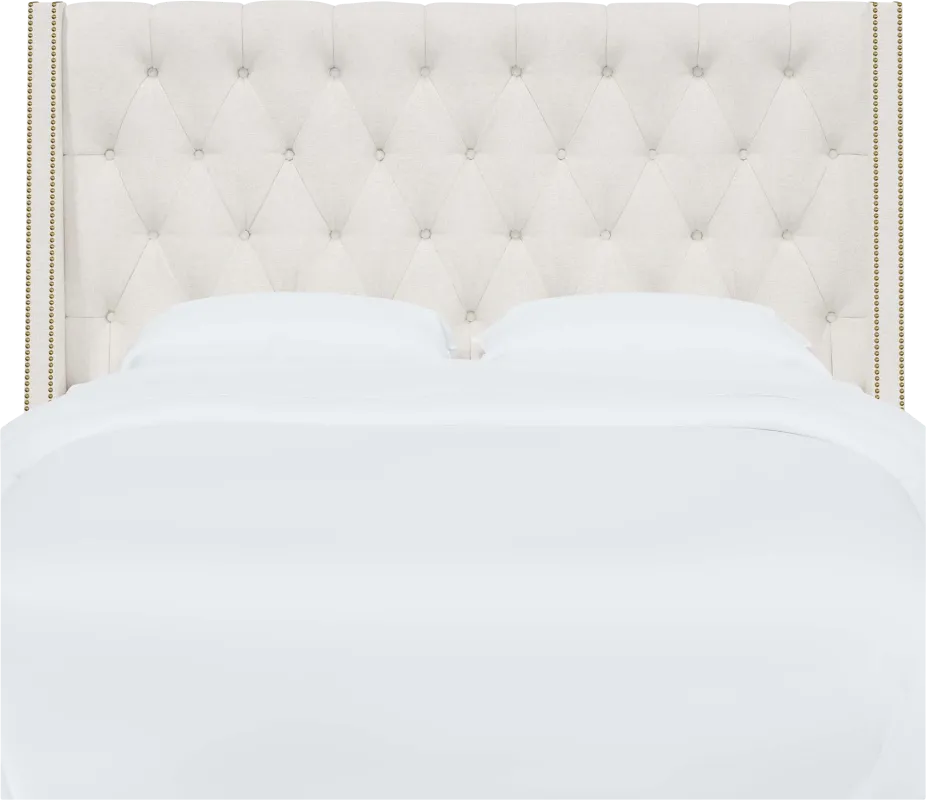 Aidyl White Full Headboard