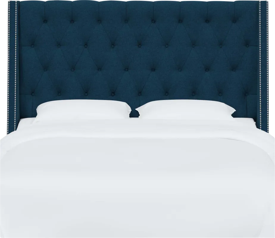 Aidyl Blue King Headboard