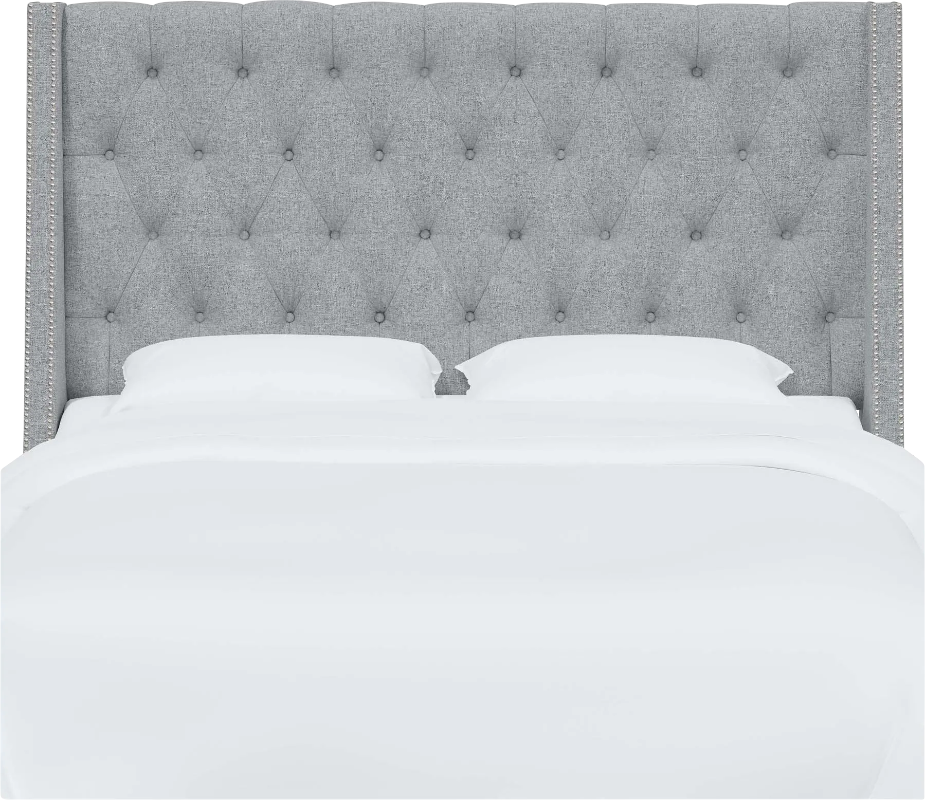 Aidyl Light Gray Full Headboard - Image 1