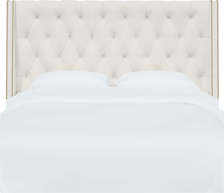Aidyl White King Headboard