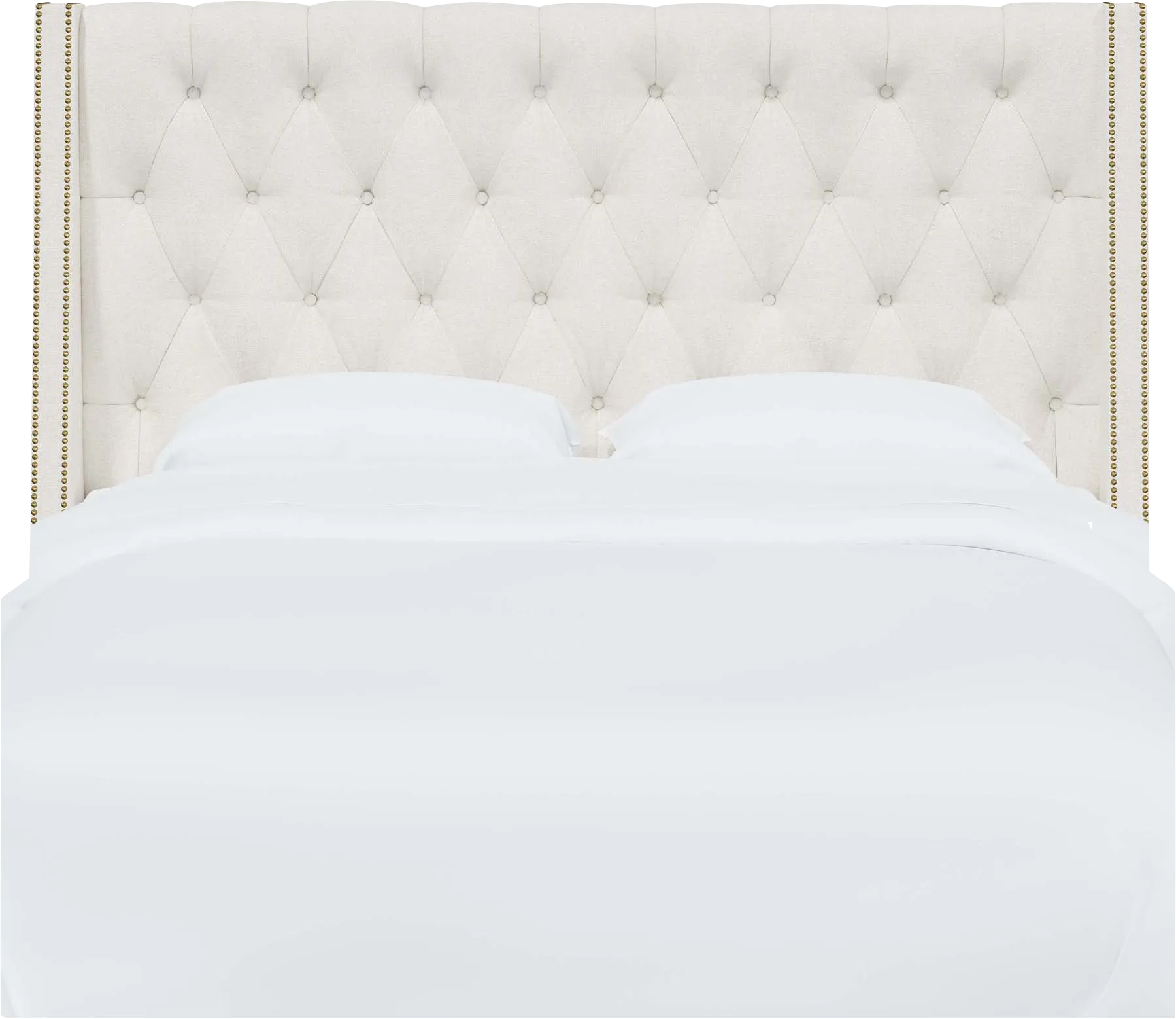 Aidyl White King Headboard - Image 1