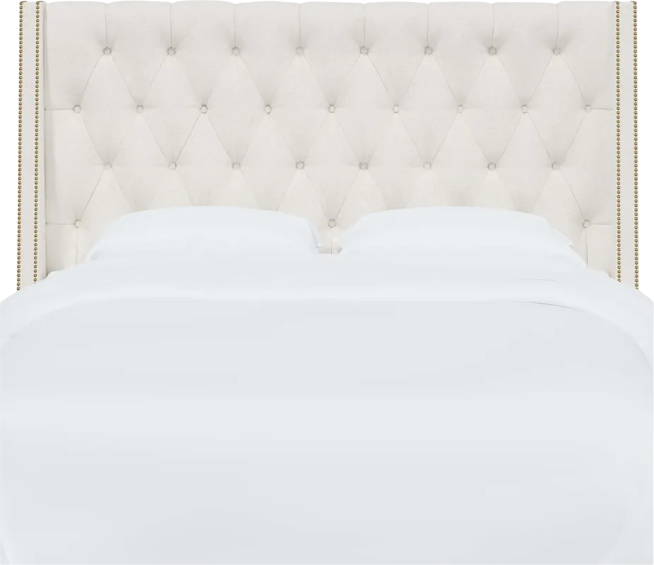 Aidyl White California King Headboard