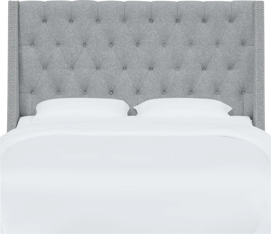 Aidyl Light Gray Queen Headboard