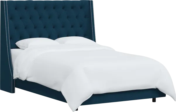 Aidyl Blue Queen Bed