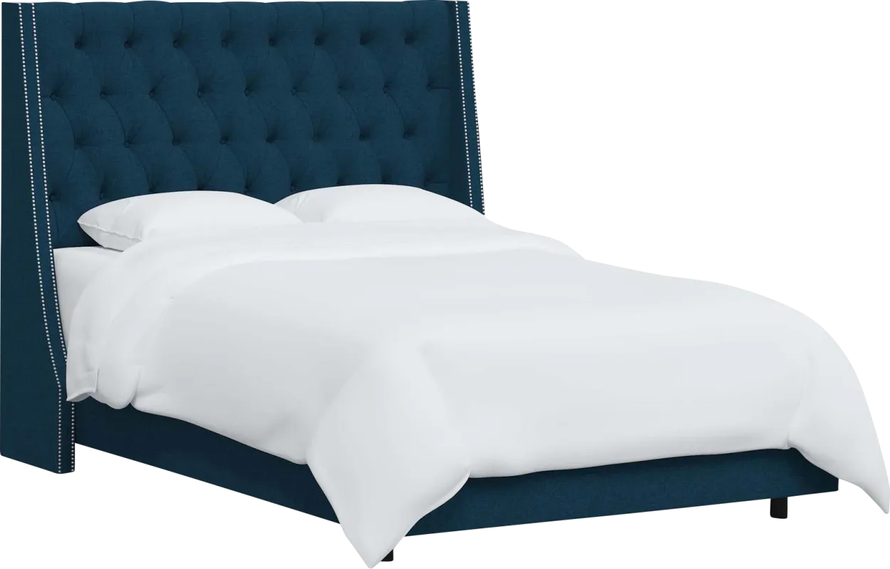 Aidyl Blue King Bed