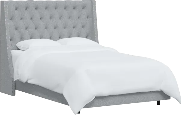 Aidyl Light Gray Queen Bed