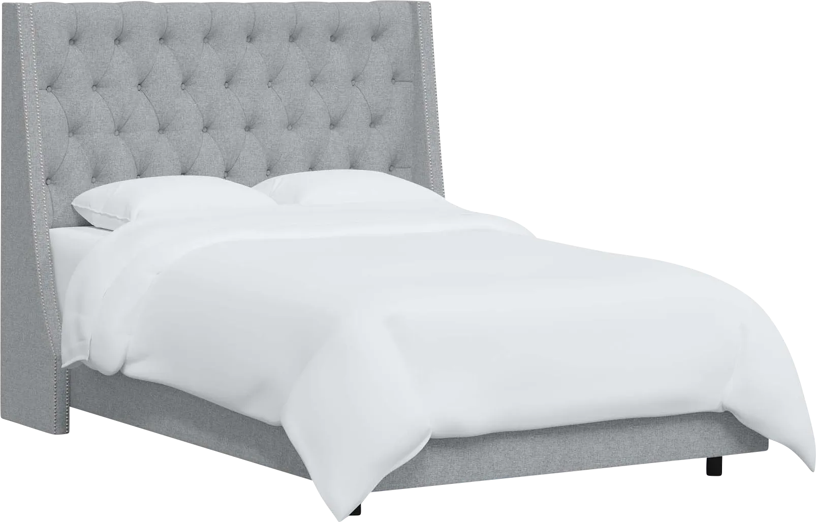 Aidyl Light Gray Queen Bed - Image 1
