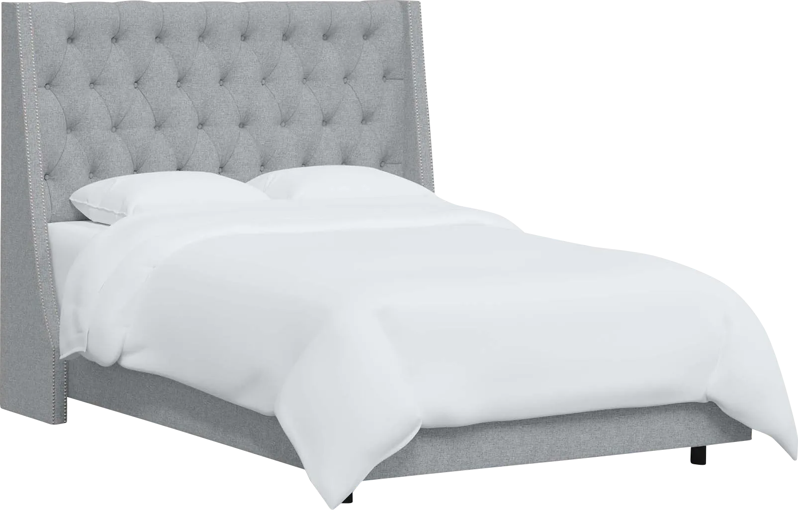 Aidyl Light Gray Bed - Image 1