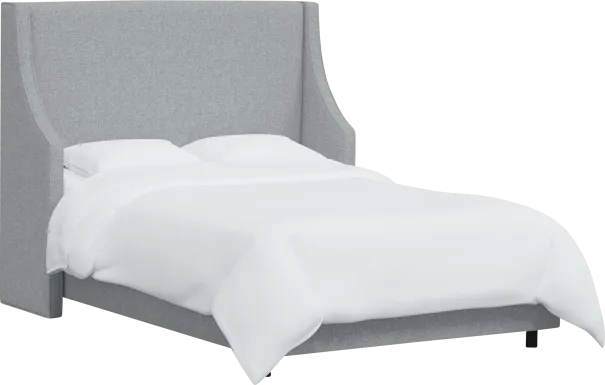 Alldenford Light Gray Twin Bed