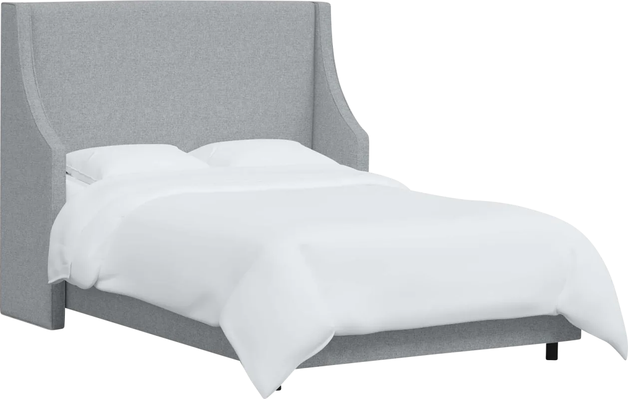 Alldenford Light Gray Twin Bed