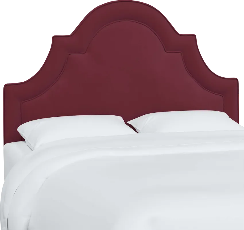 Aldimo Red Twin Headboard