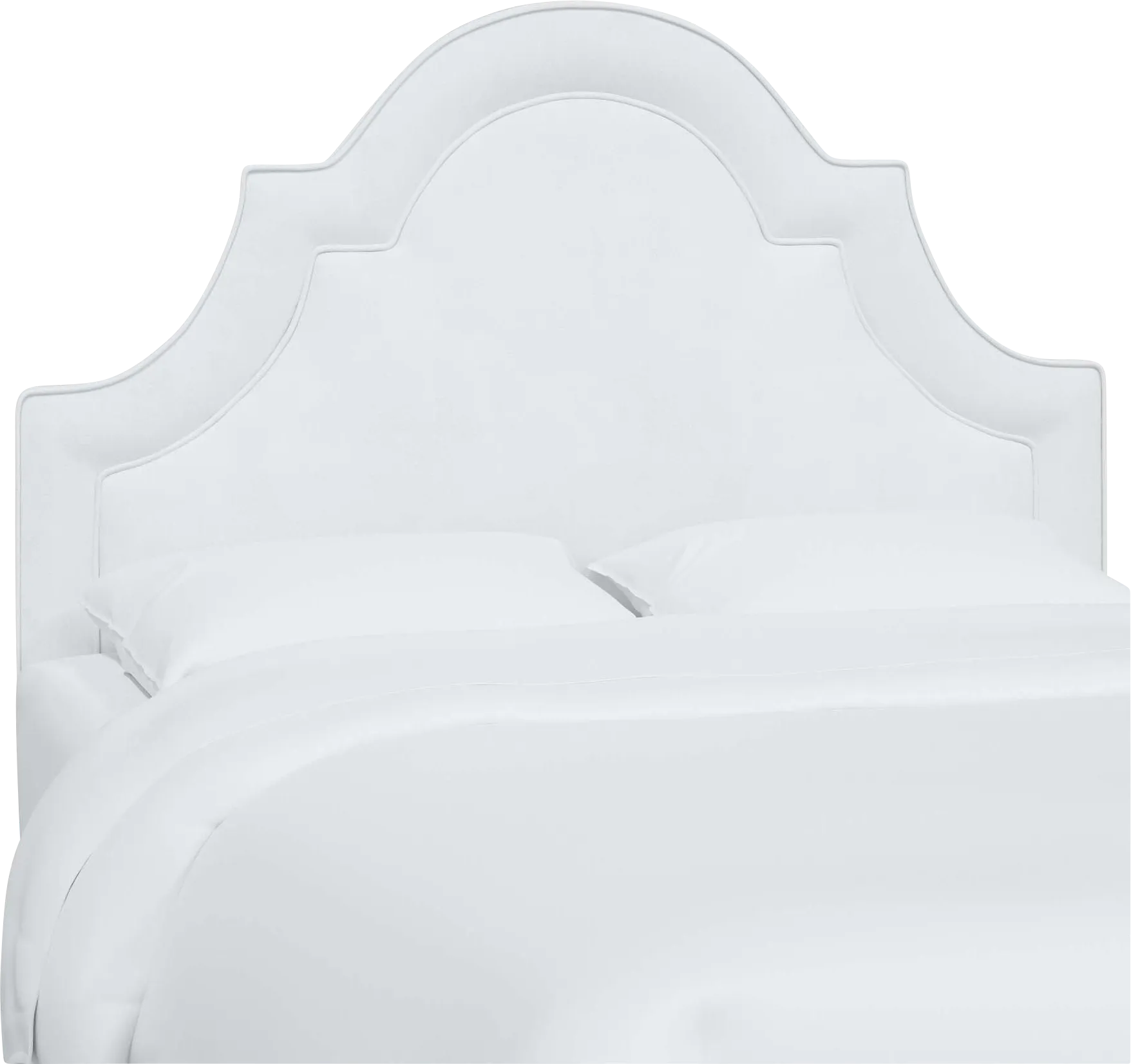 Aldimo White California King Headboard - Image 1