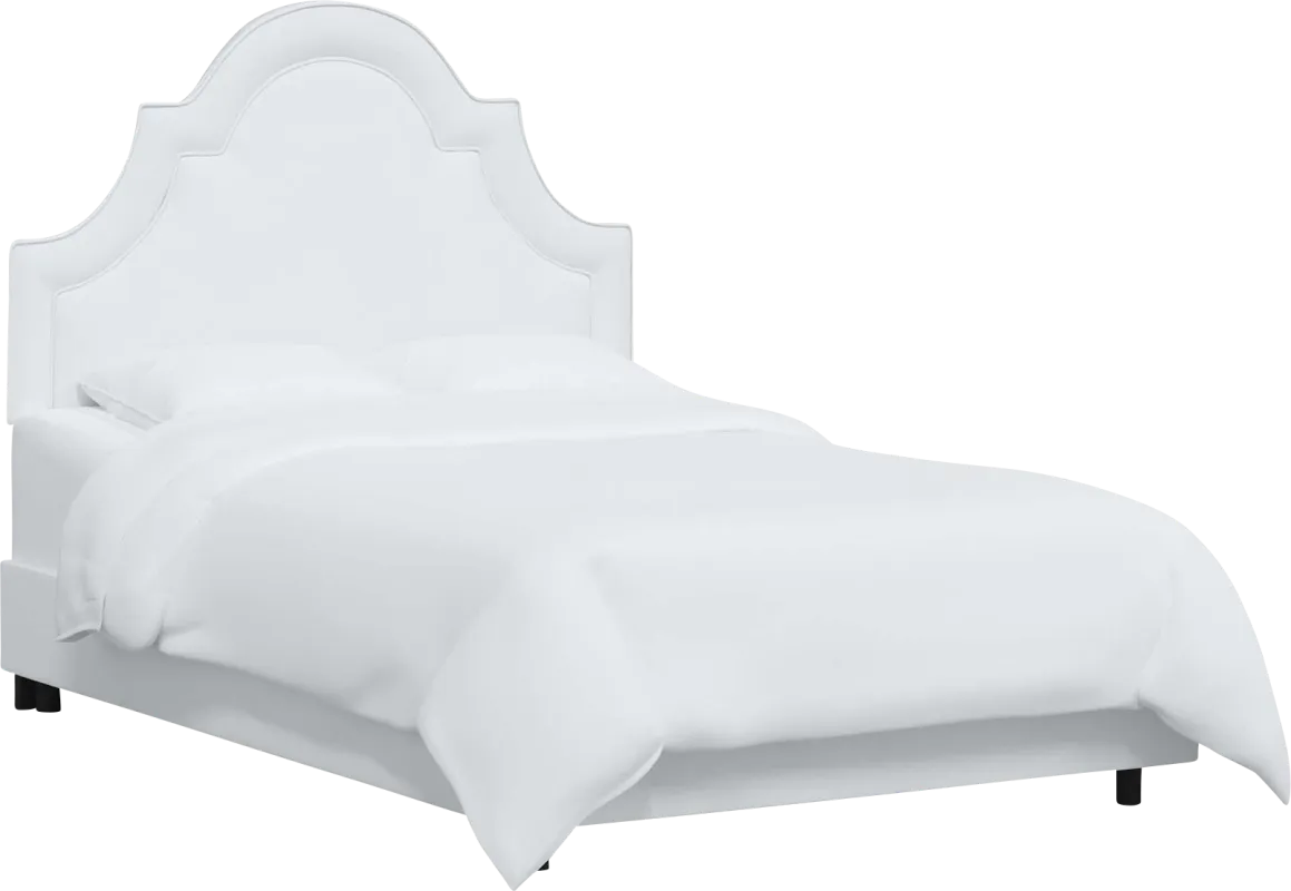 Aldimo White Queen Bed