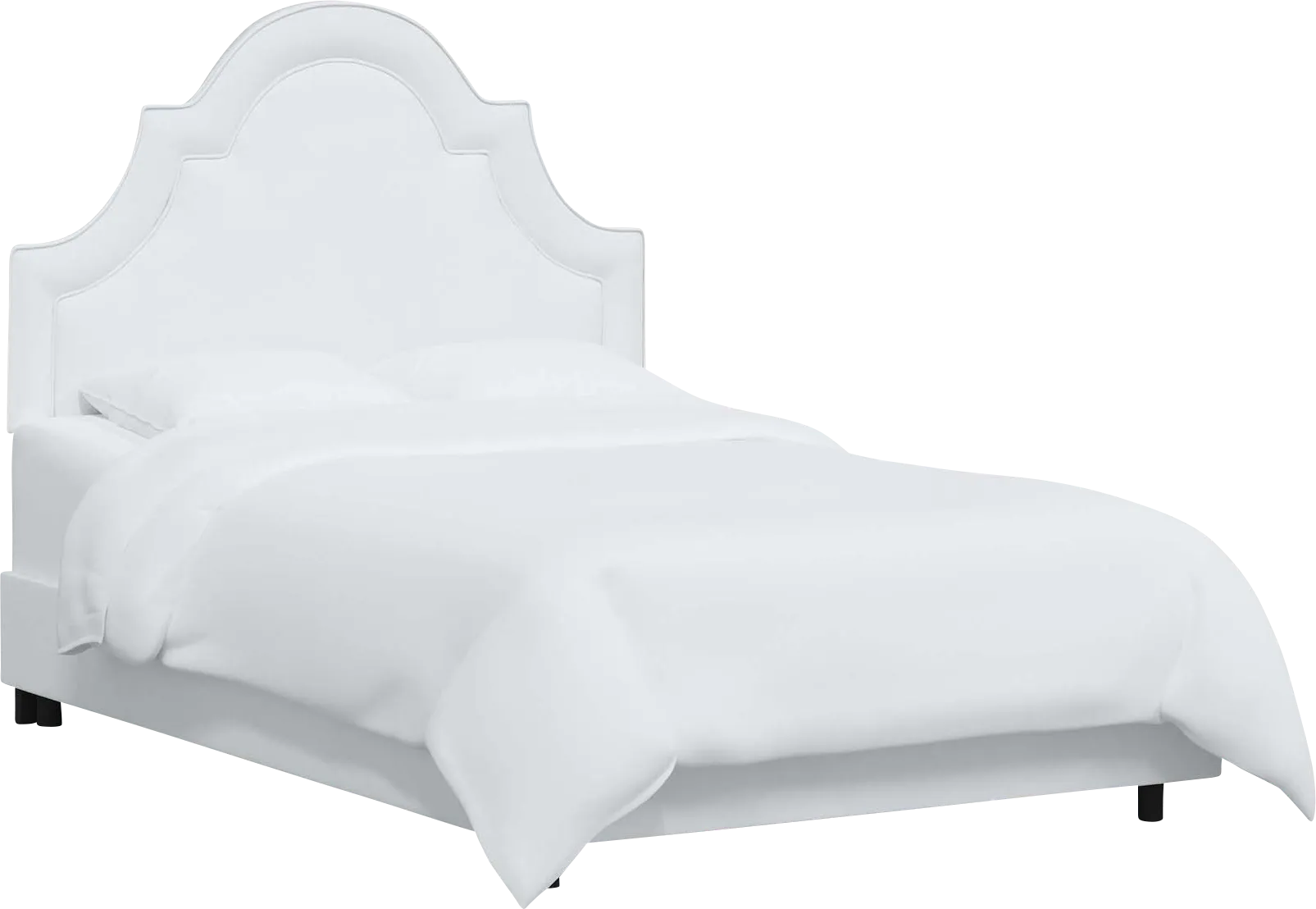 Alidmo White King Bed - Image 1