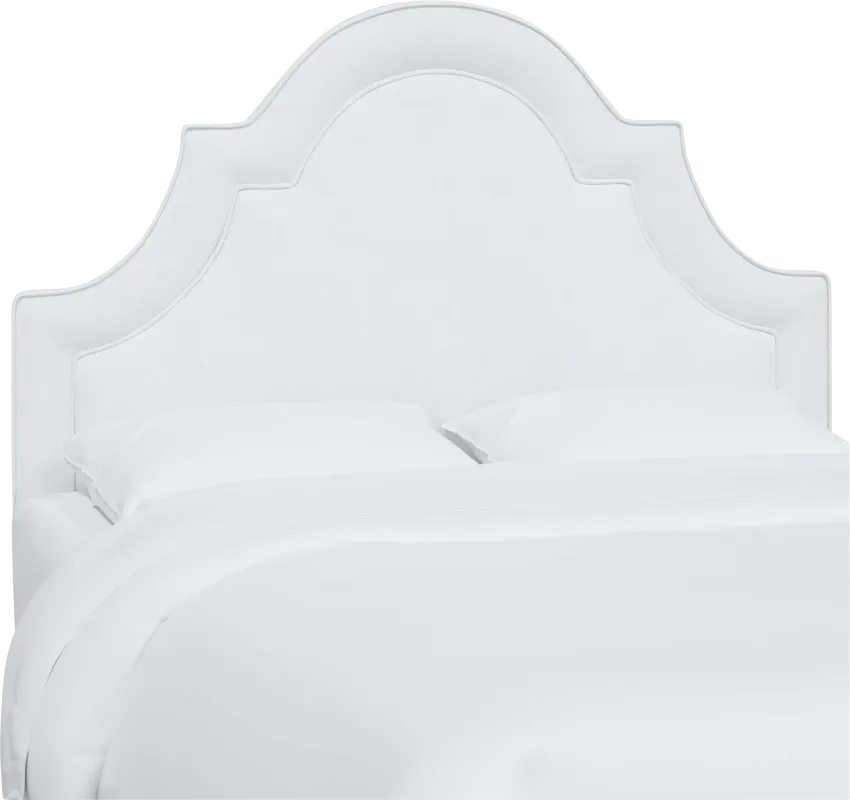 Aldimo White Queen Headboard