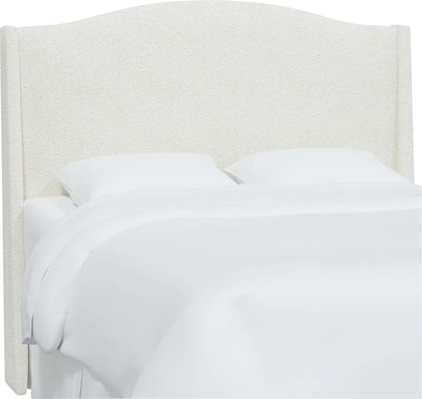 Alvena White Twin Headboard