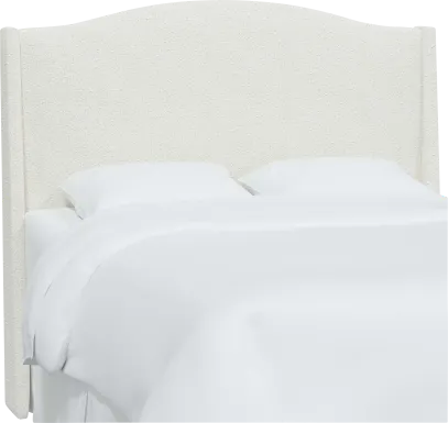 Alvena White King Headboard