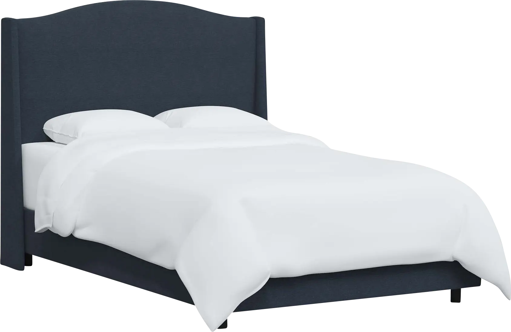 Alvena Blue King Bed