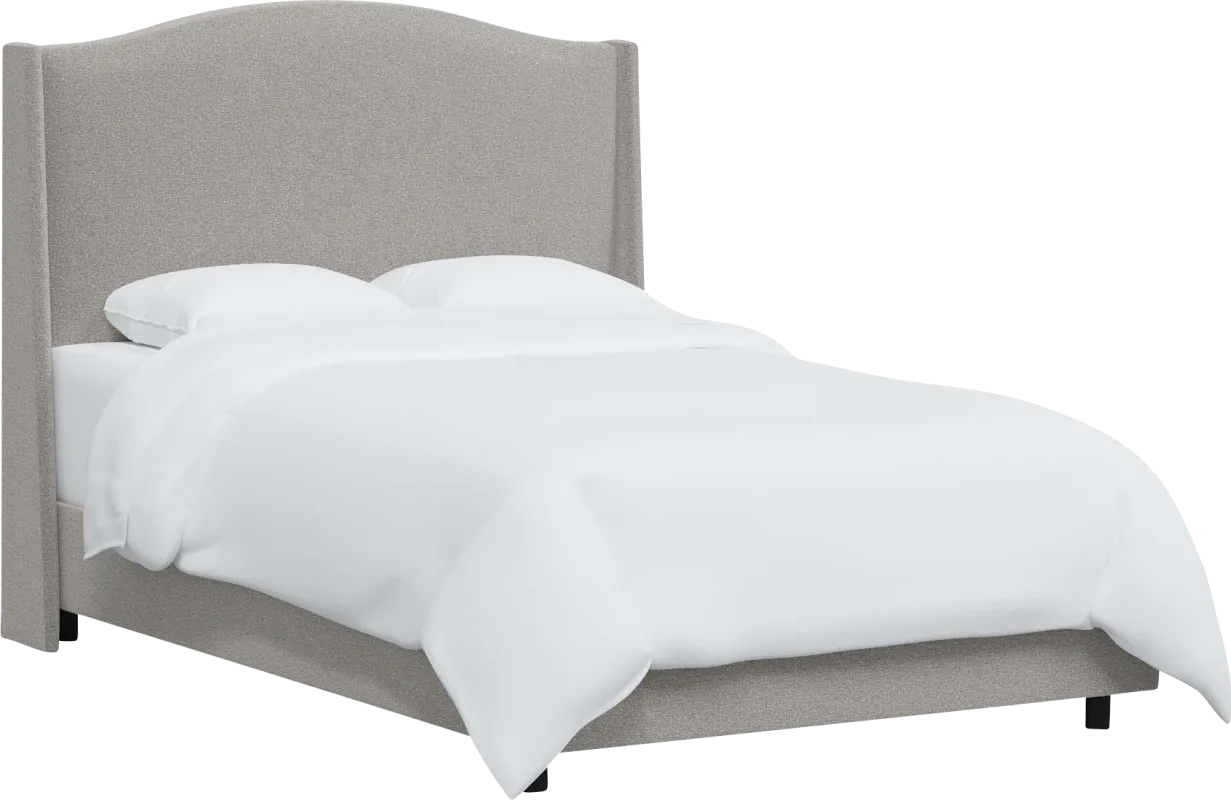 Alvena Light Gray King Bed