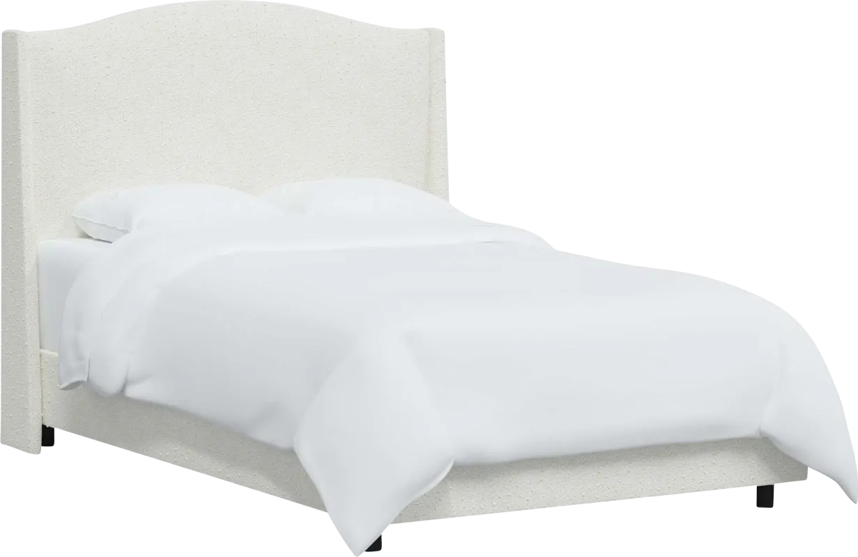 Alvena White Twin Bed