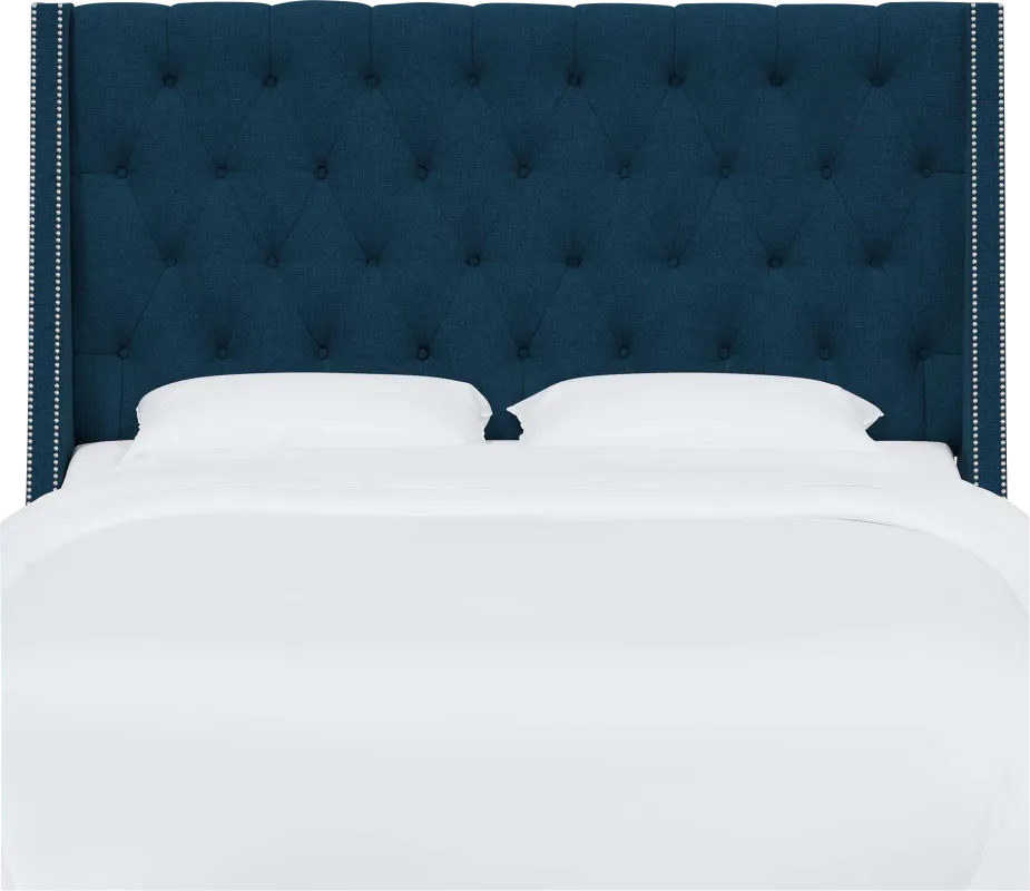 Aidyl Blue Queen Headboard