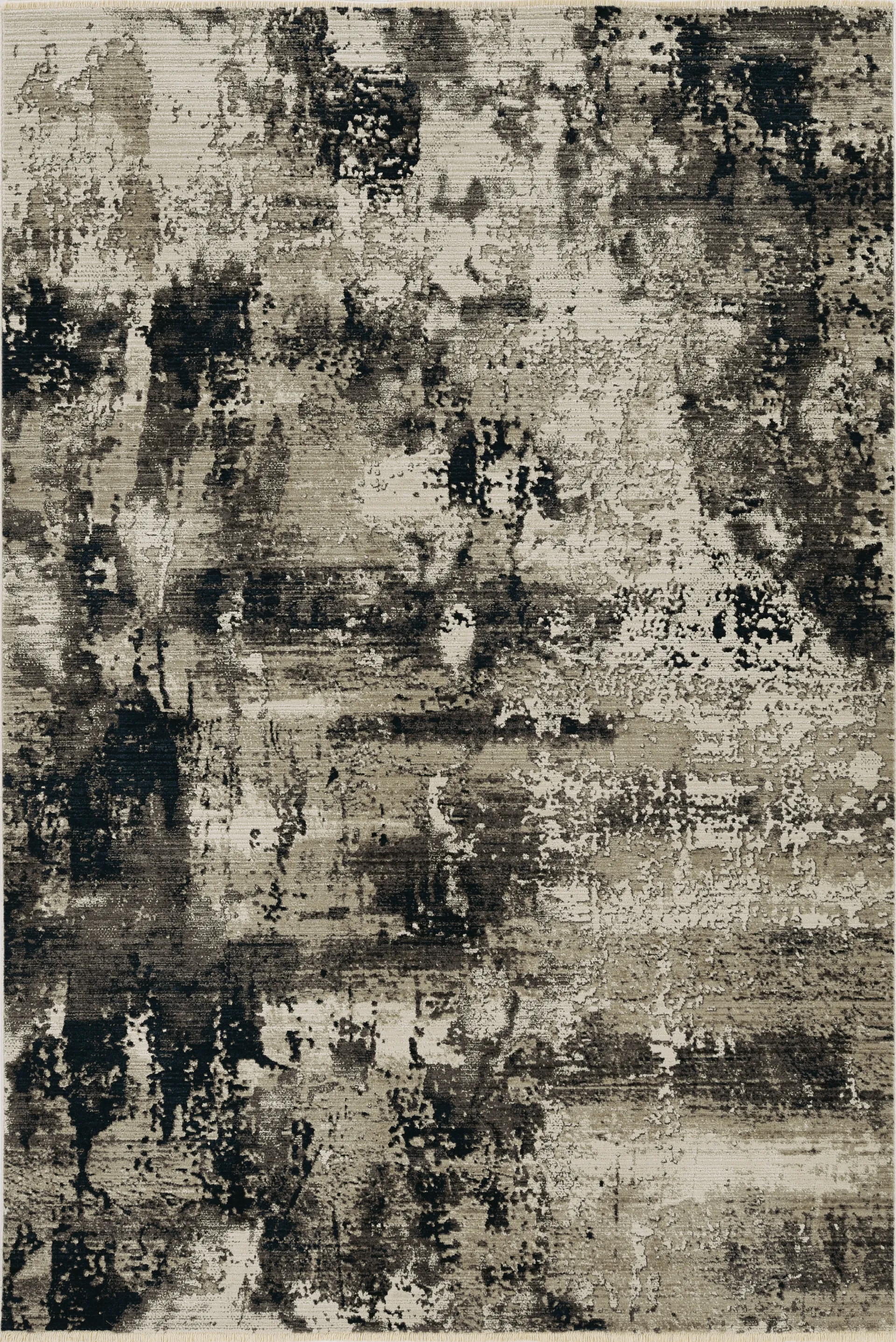 Salduff Ivory/Charcoal 7'10 x 10'10 Rug - Image 1