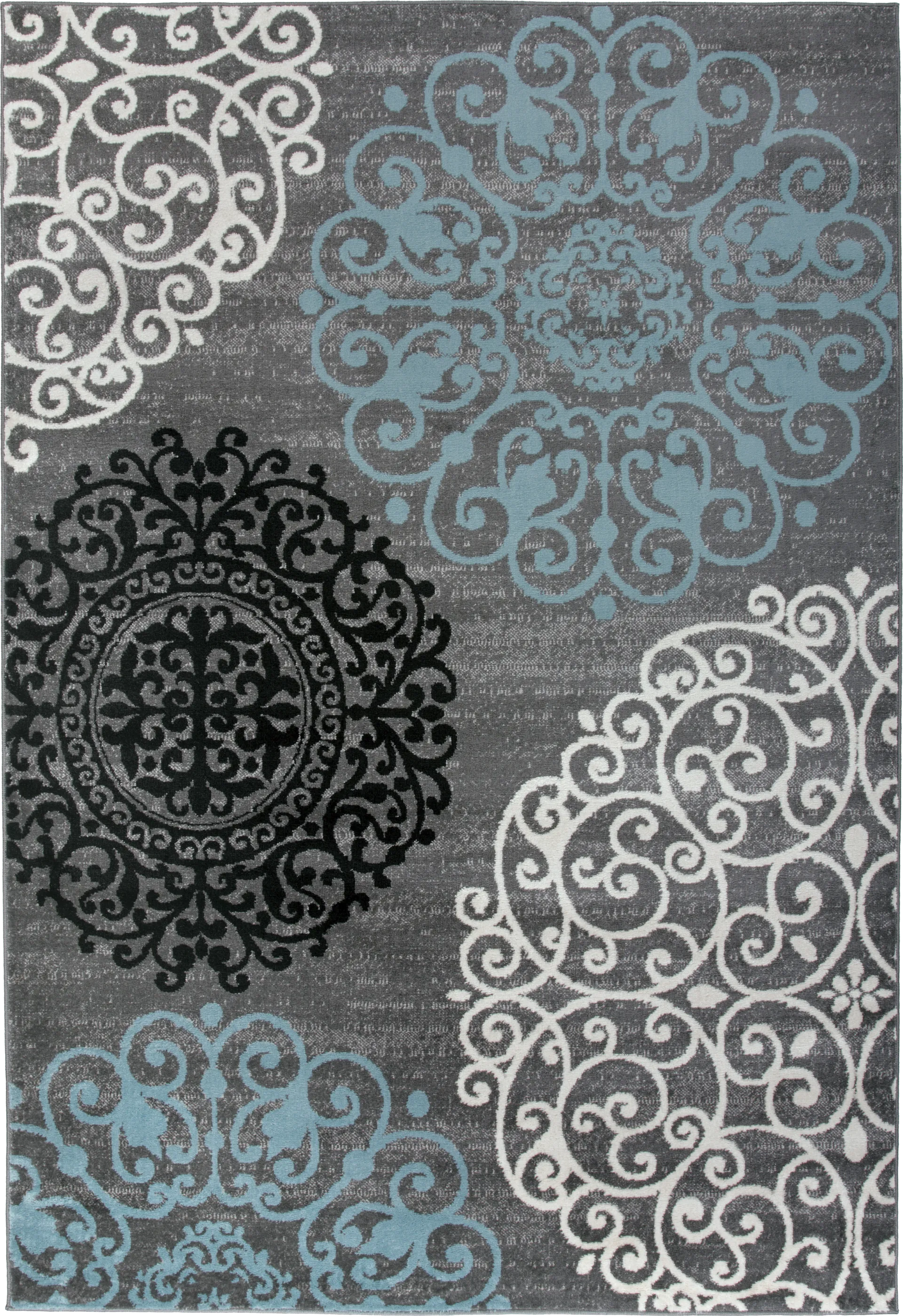 Anorlan Gray 7'10 x 10'2 Rug - Image 1