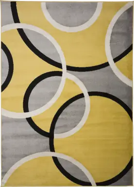 Melneras Yellow 5'3 x 7'3 Rug