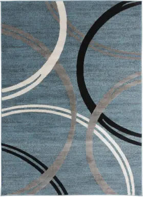 Ineran Blue 5'3 x 7'3 Rug