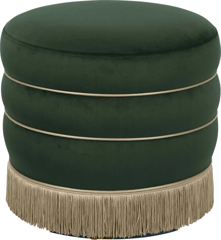 Fusteria Green Ottoman