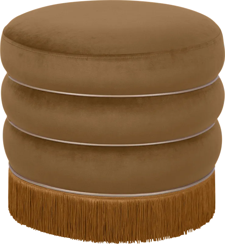 Fusteria Brown Ottoman