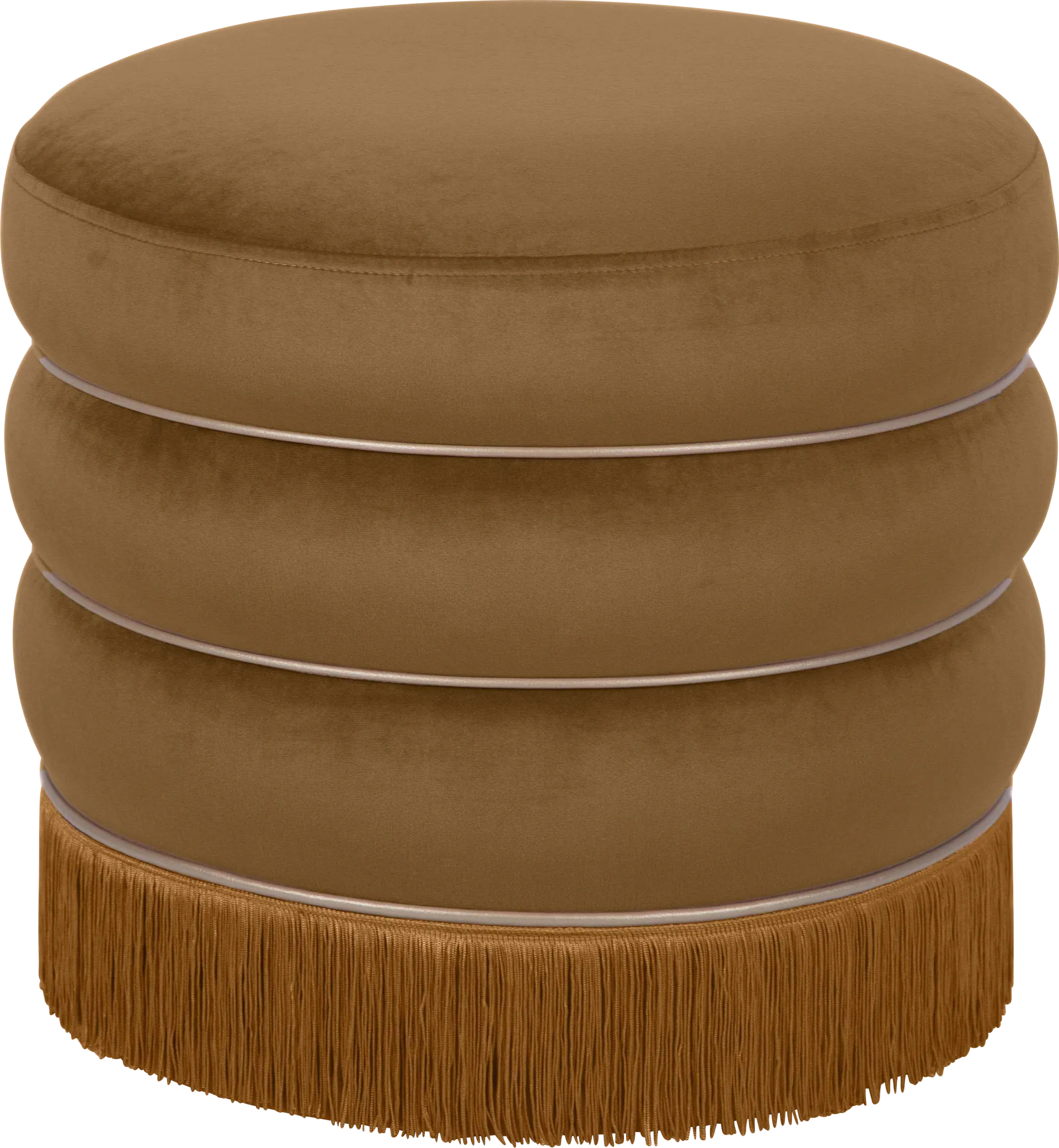 Fusteria Brown Ottoman - Image 1