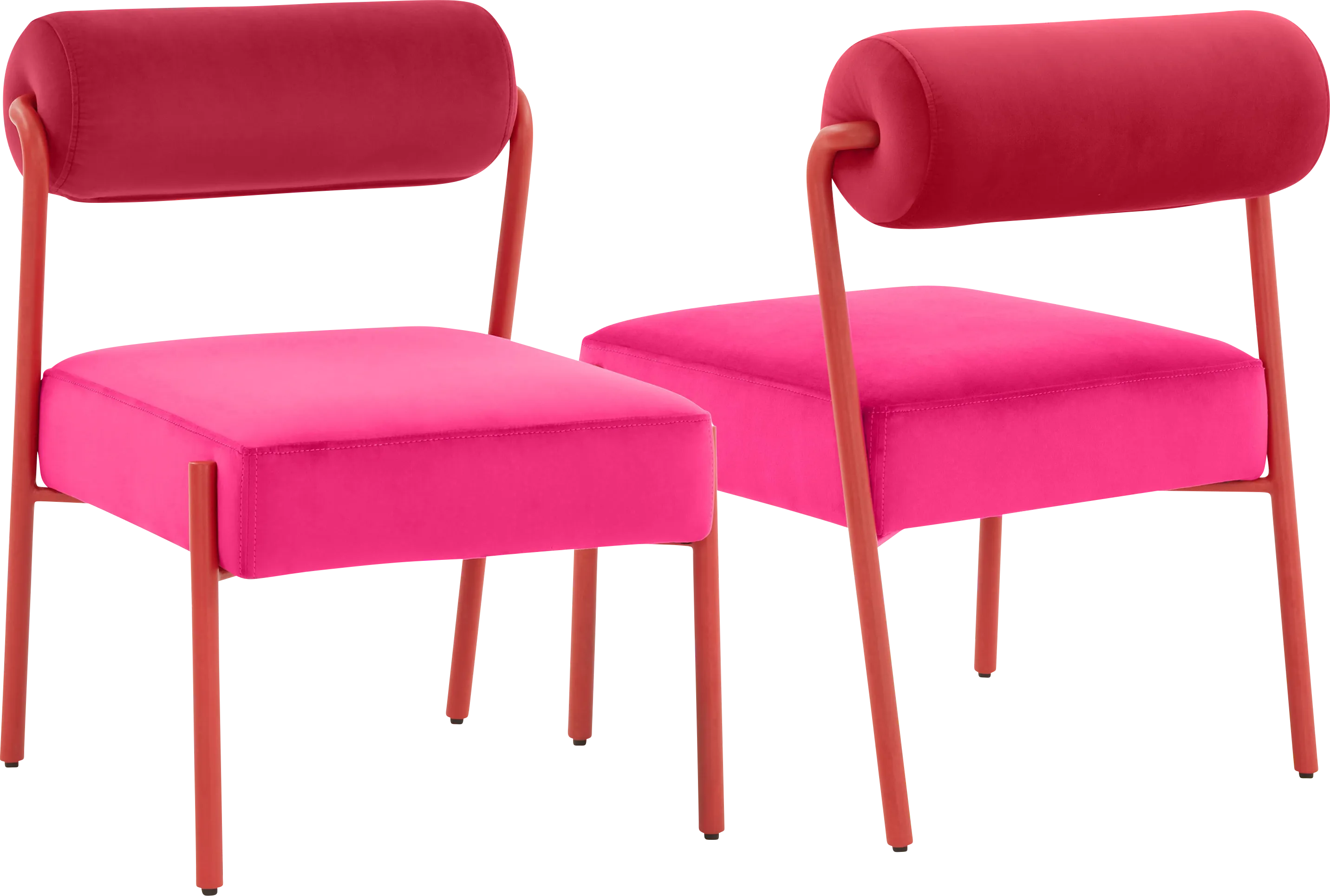 Polvorosa Pink Dining Chair, Set of 2 - Thumbnail - Image 1
