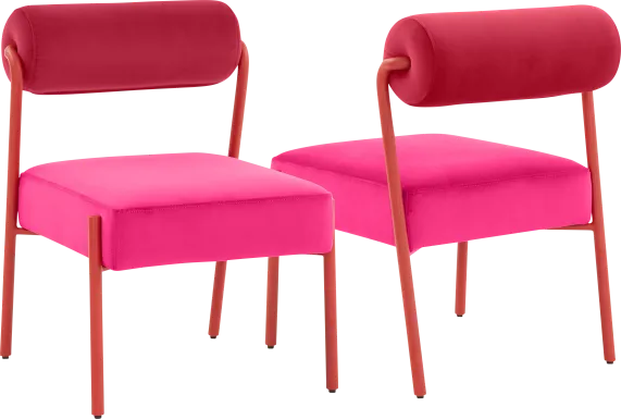 Polvorosa Pink Dining Chair, Set of 2
