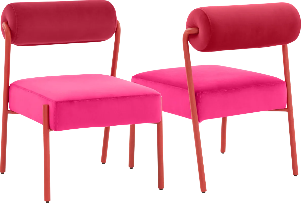 Polvorosa Pink Dining Chair, Set of 2