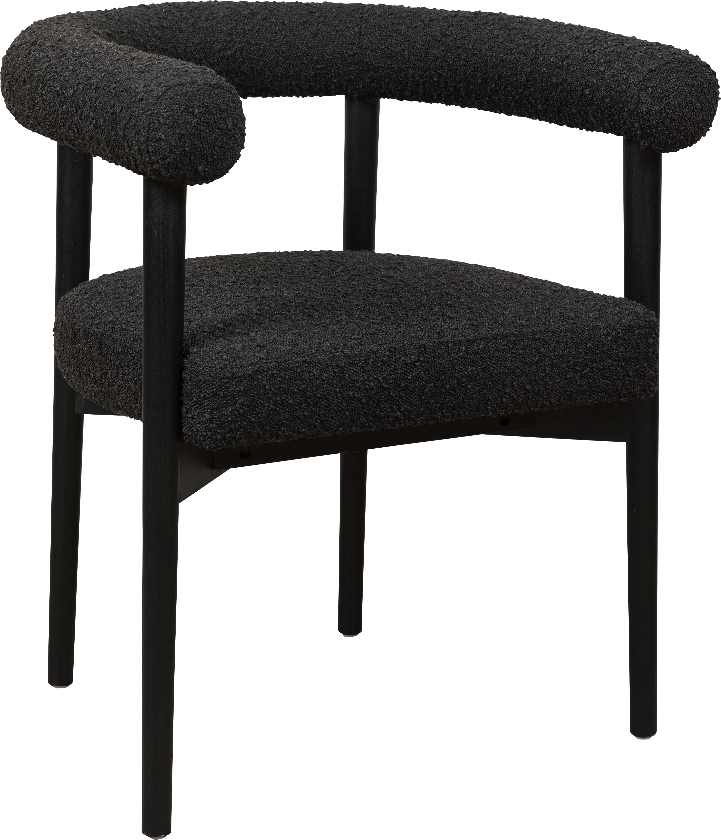 Guardino Black Arm Chair