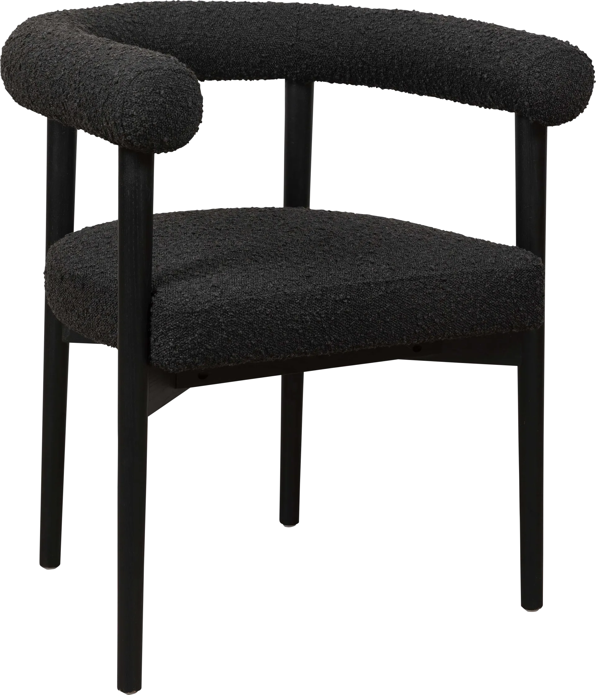 Guardino Black Arm Chair - Image 1