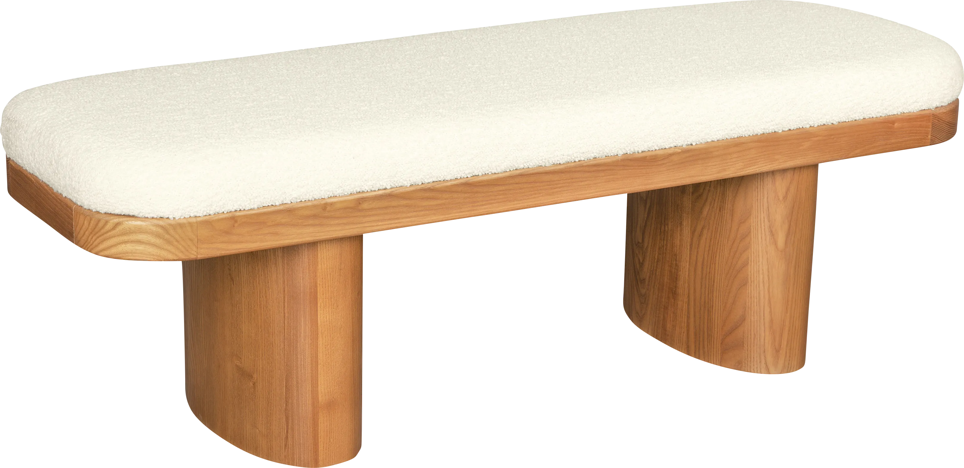 Lurene White Bench - Thumbnail - Image 1