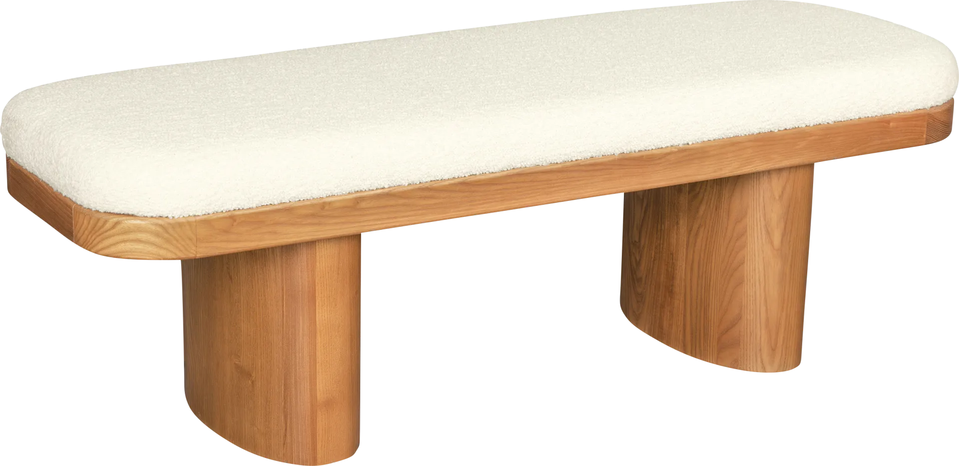 Lurene White Bench - Image 1