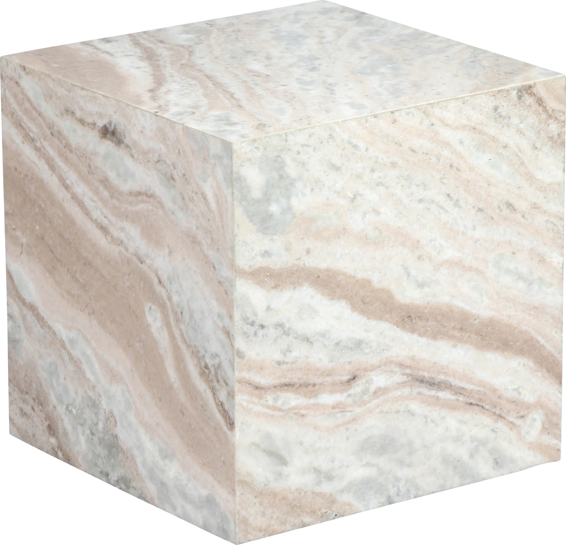 Alsion White End Table