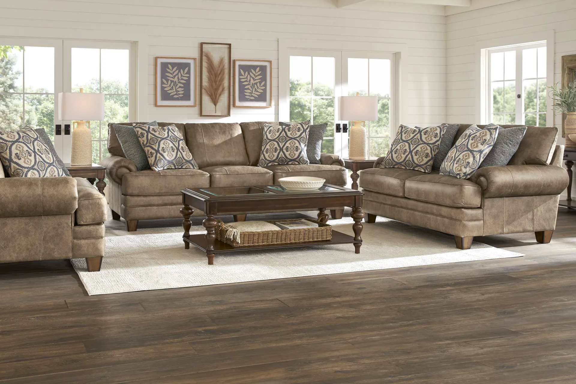 Hancock Park Brown 2 Pc Living Room - Image 1
